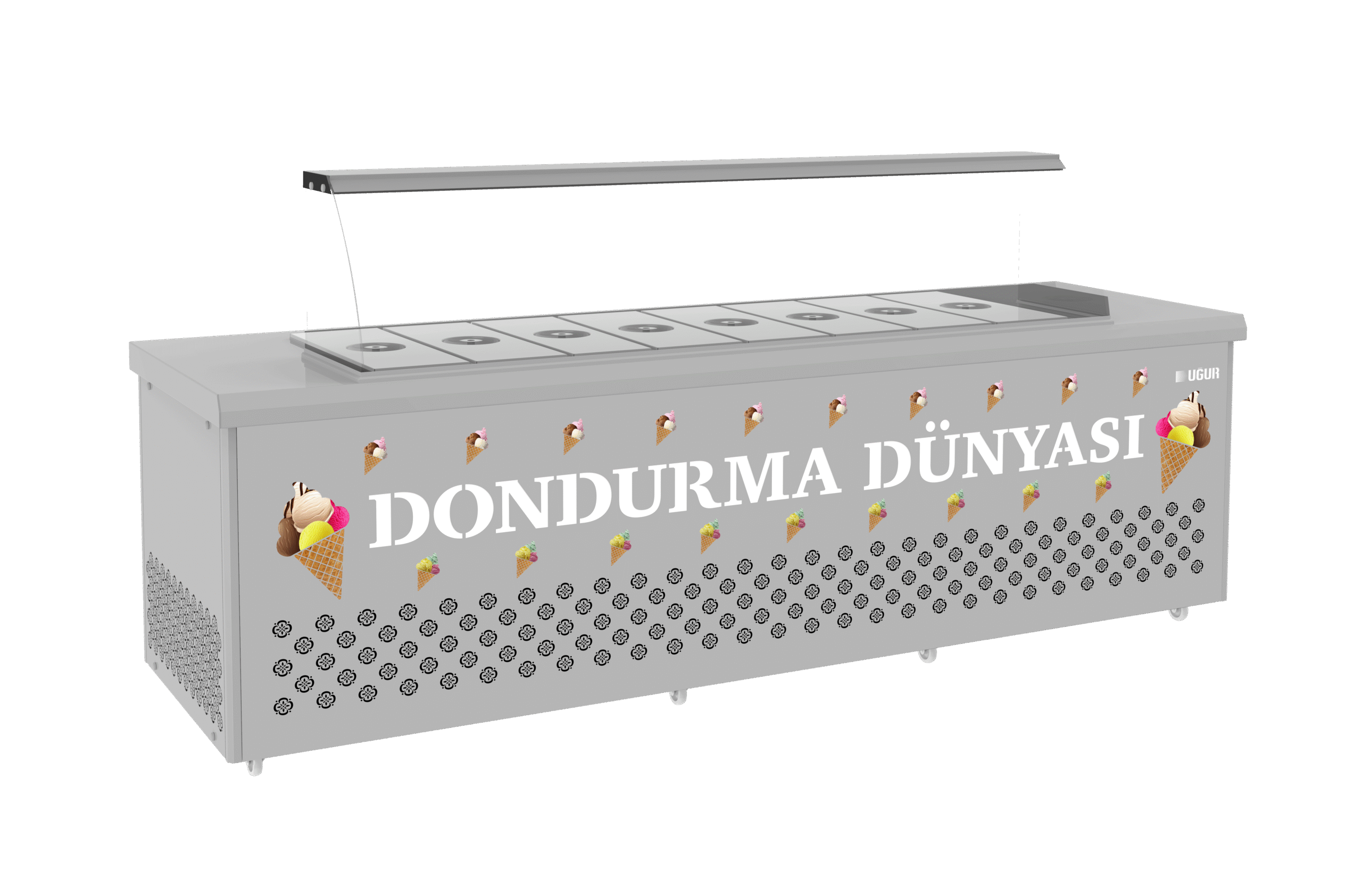 UDM 6 GÖZLÜ SALAMURA MUHAFAZA GRİ RENK
