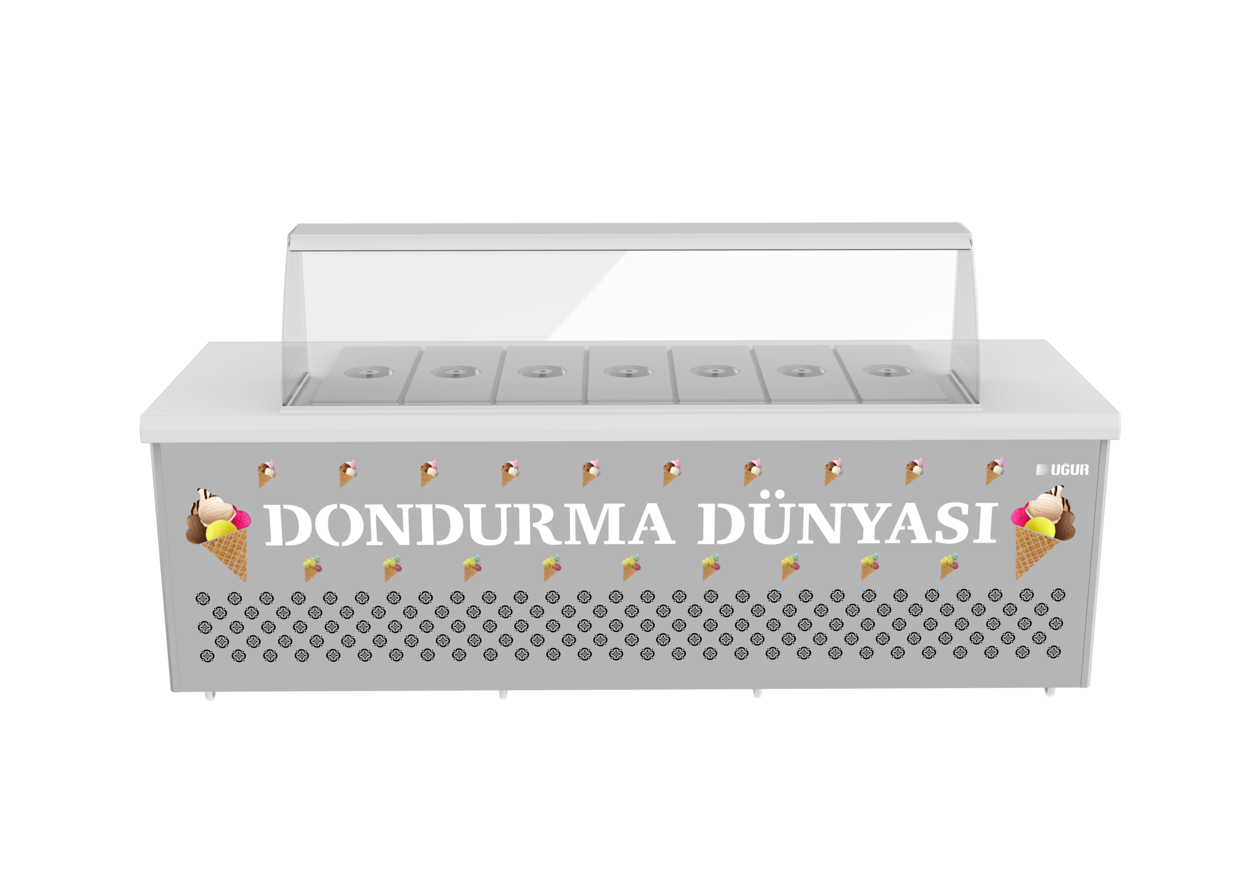 UDM 6 GÖZLÜ SALAMURA MUHAFAZA VANİLYA RENK